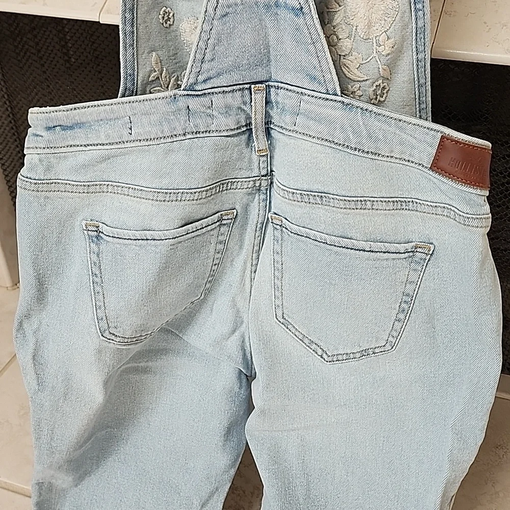 ๐ฉต๐ HOLLISTER Stretch Super Skinny Crop OVERALLS ๐๐ฉต - Picture 12 of 15